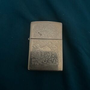 Engraved Gold Lighter